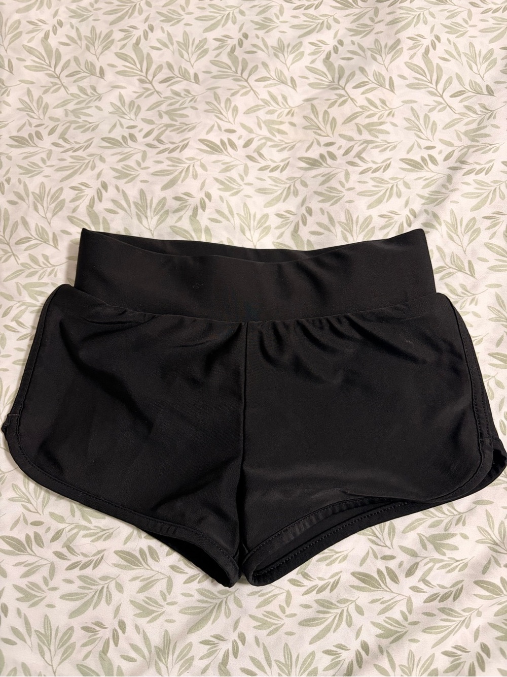 Black Athletic Girls' Shorts